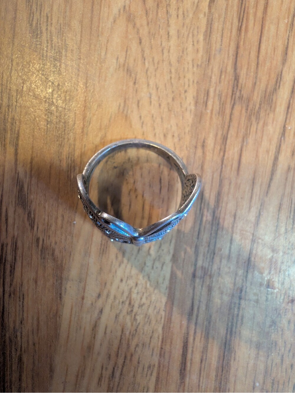 Vintage Style Sterling Silver Butterfly Women's Ring Size 10.5 - Picture 2 of 6